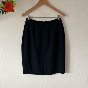 EUC VTG 90s Switzerland Simon Chang Classic Black Women's Skirt sz 4